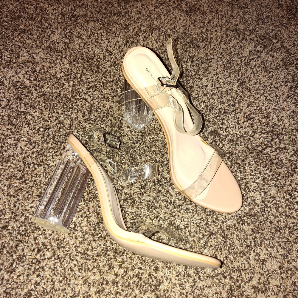 PrettyLittleThing Clear Heels